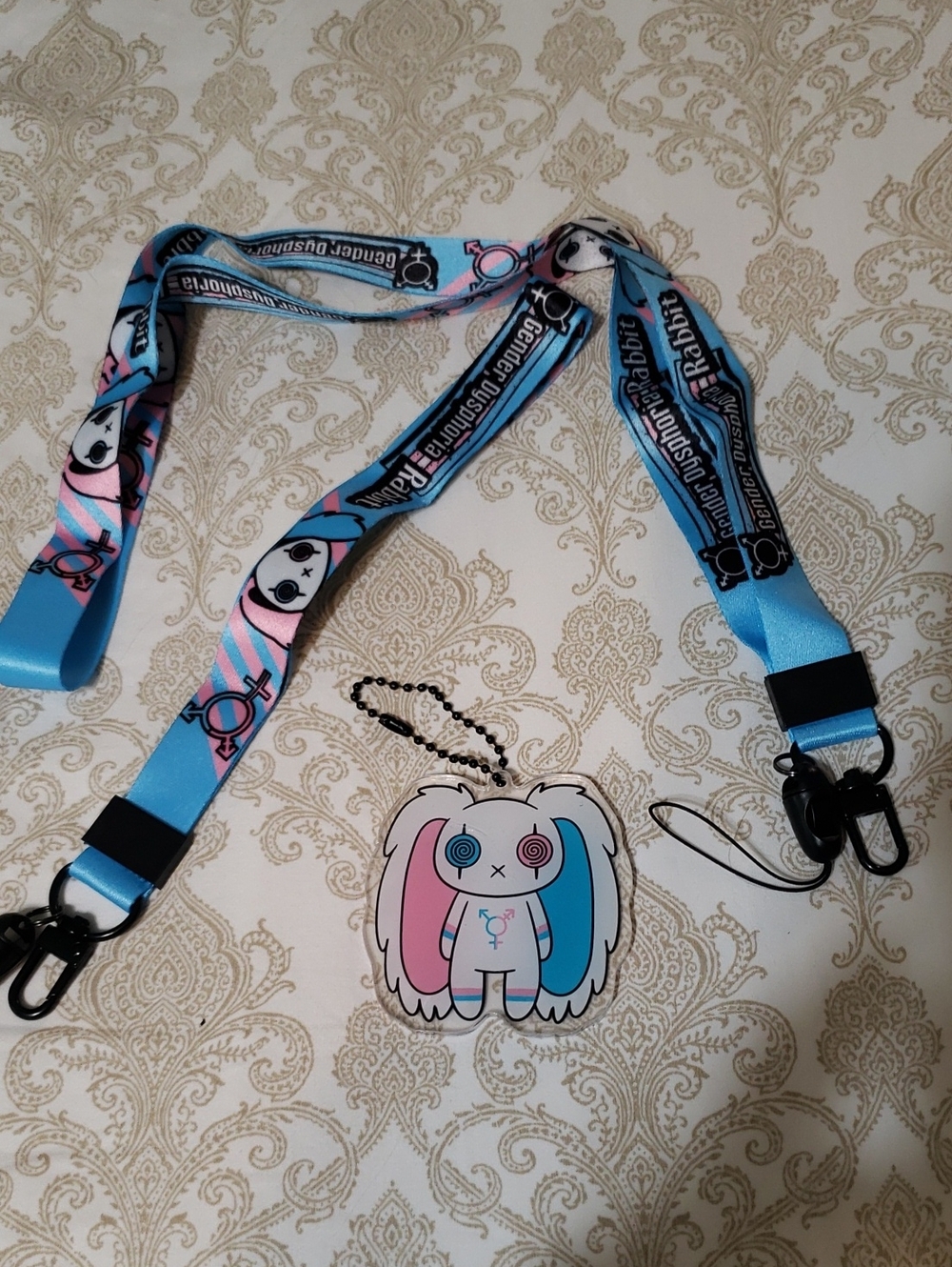 Plushie Dreadful Lanyard Straps & Bun Charm